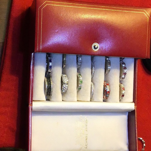 24 stackable 925 with cz rings! - Picture 8 of 8